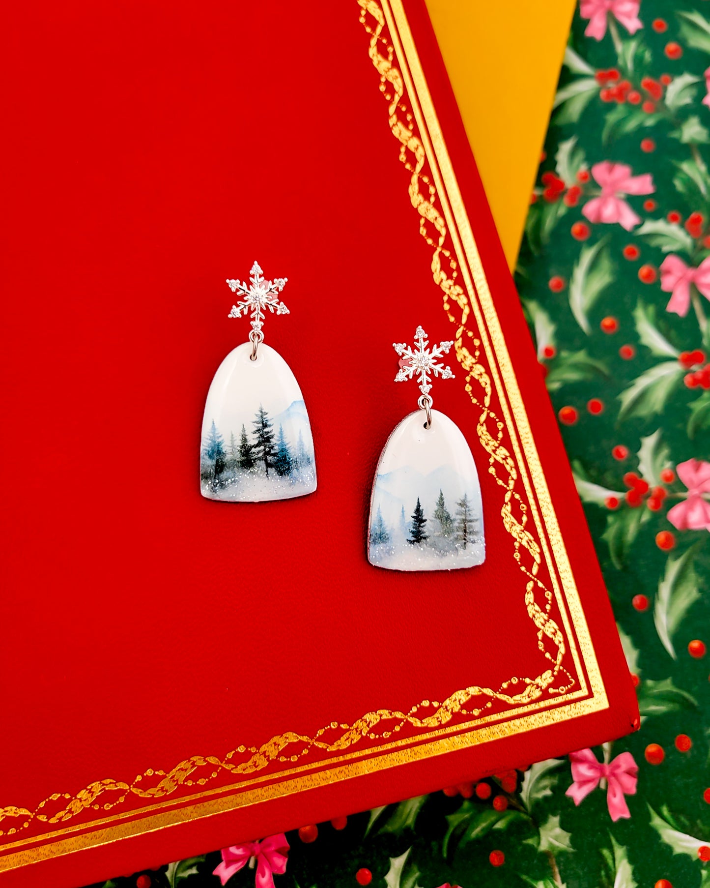 Christmas In Forks Earrings