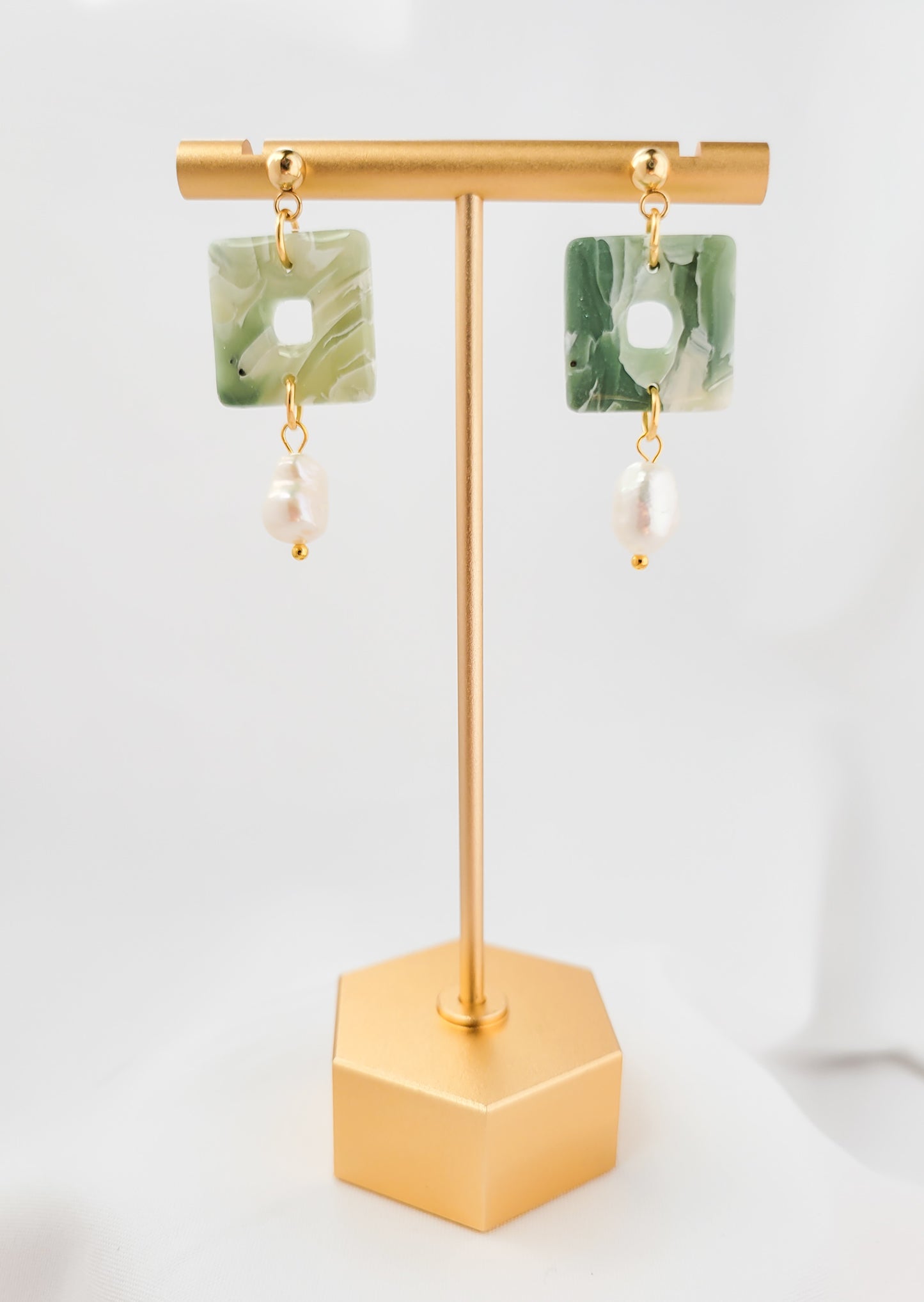 Whimsical Green Dangles