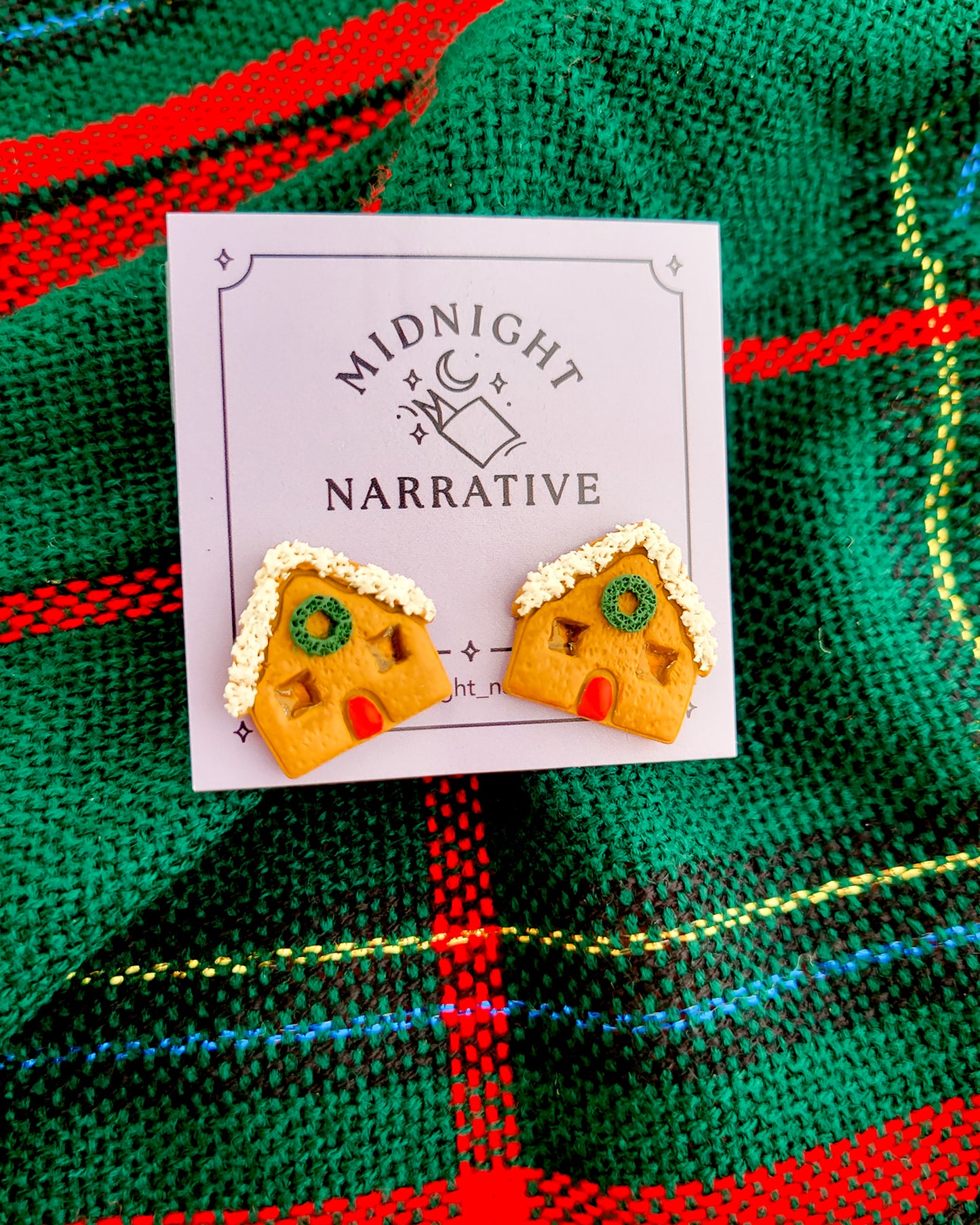 Gingerbread House Stud