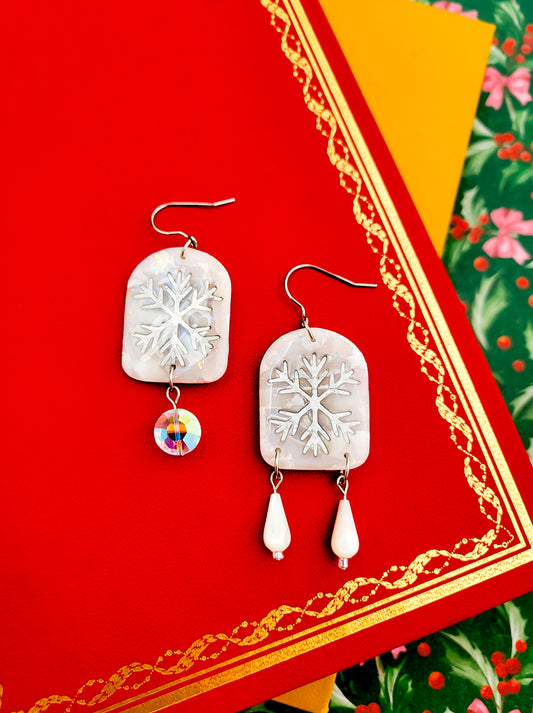 Frosted Pages Dangles