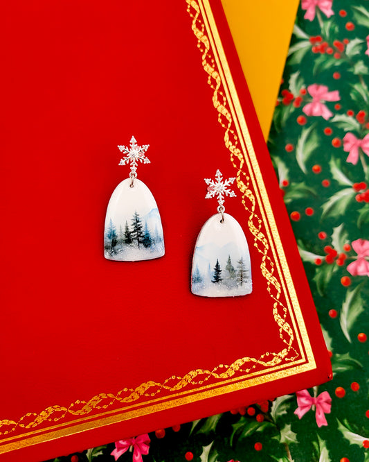 Christmas In Forks Earrings