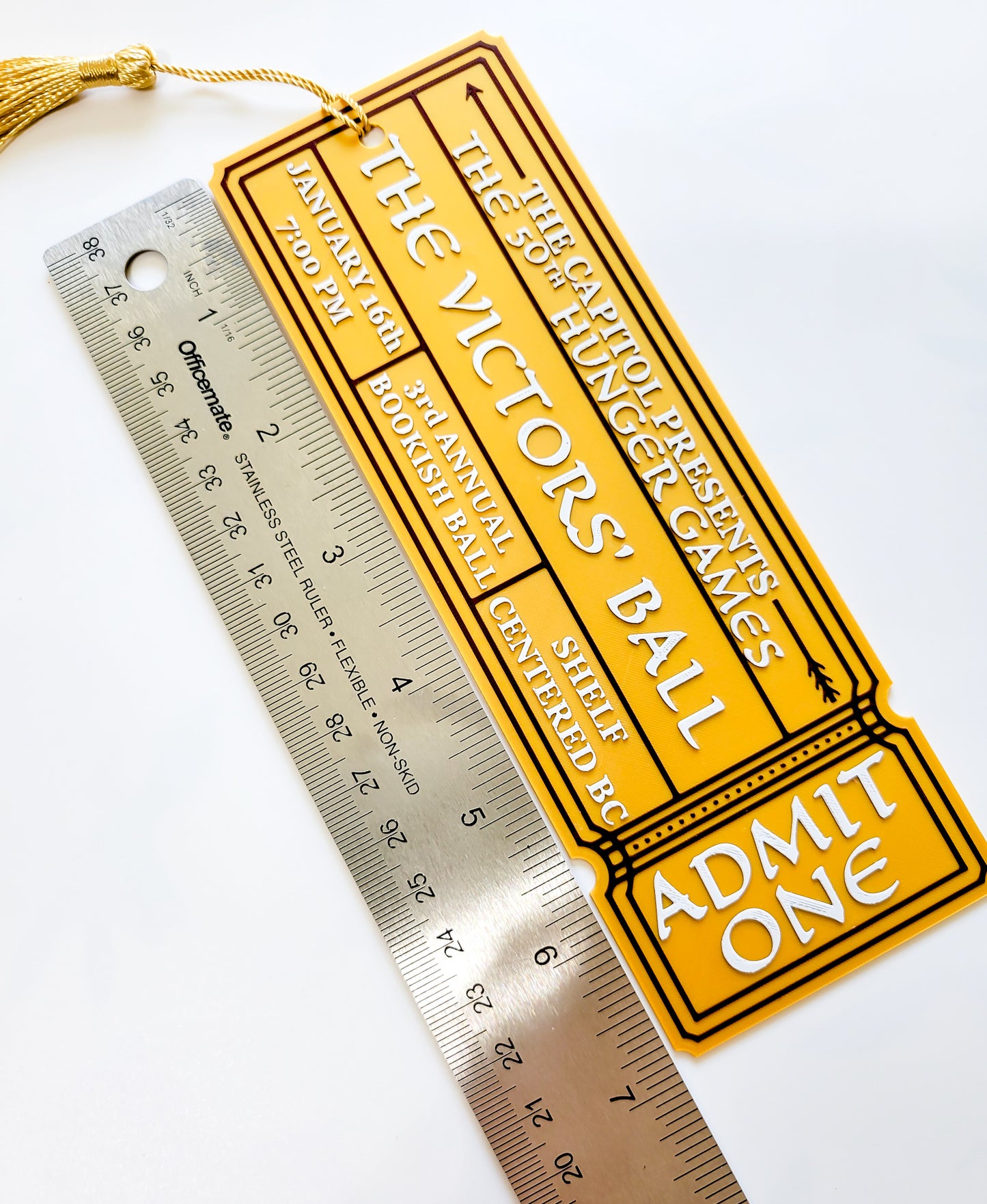 Victors' Ball Keepsake Ticket Bookmark