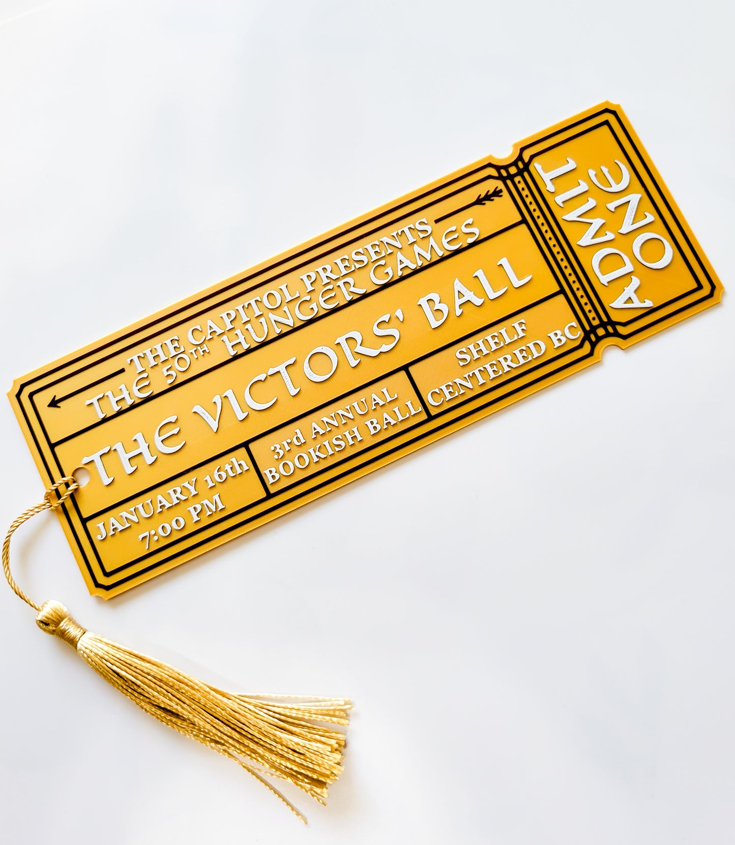 Victors' Ball Keepsake Ticket Bookmark