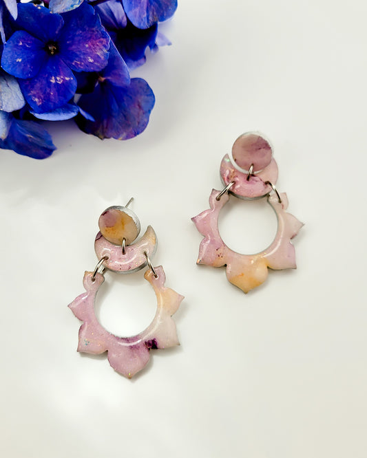 Starburst Goddess Statement Stud