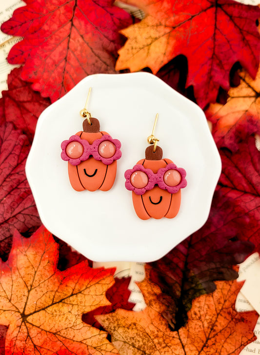 Groovy Pumpkin Earrings