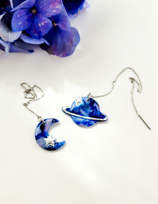 To The Moon & Saturn Dangles