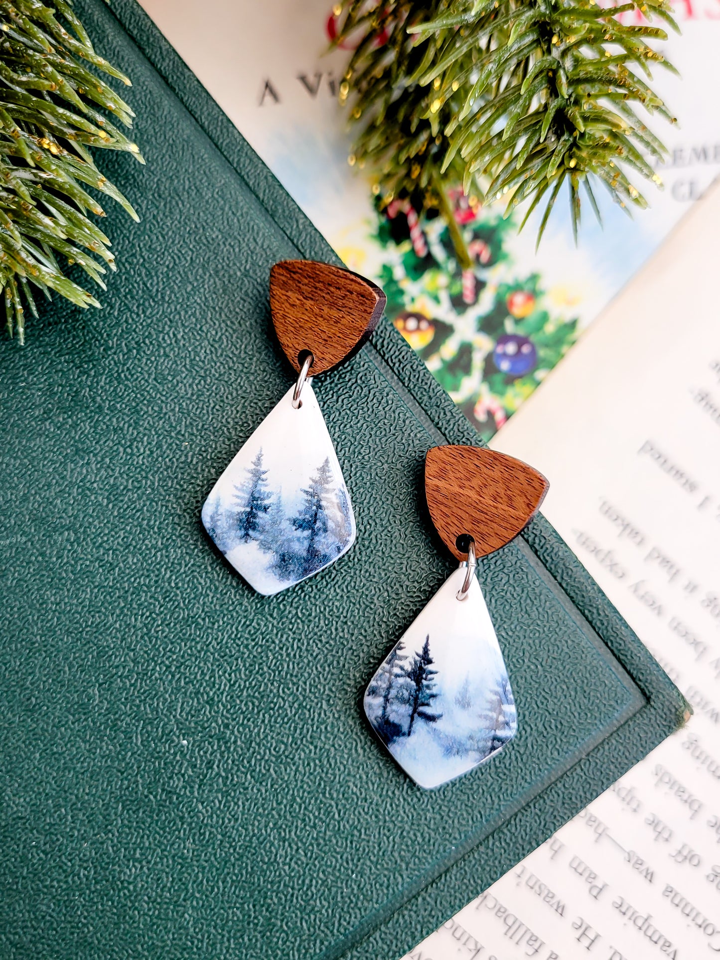 Christmas in Forks Earrings