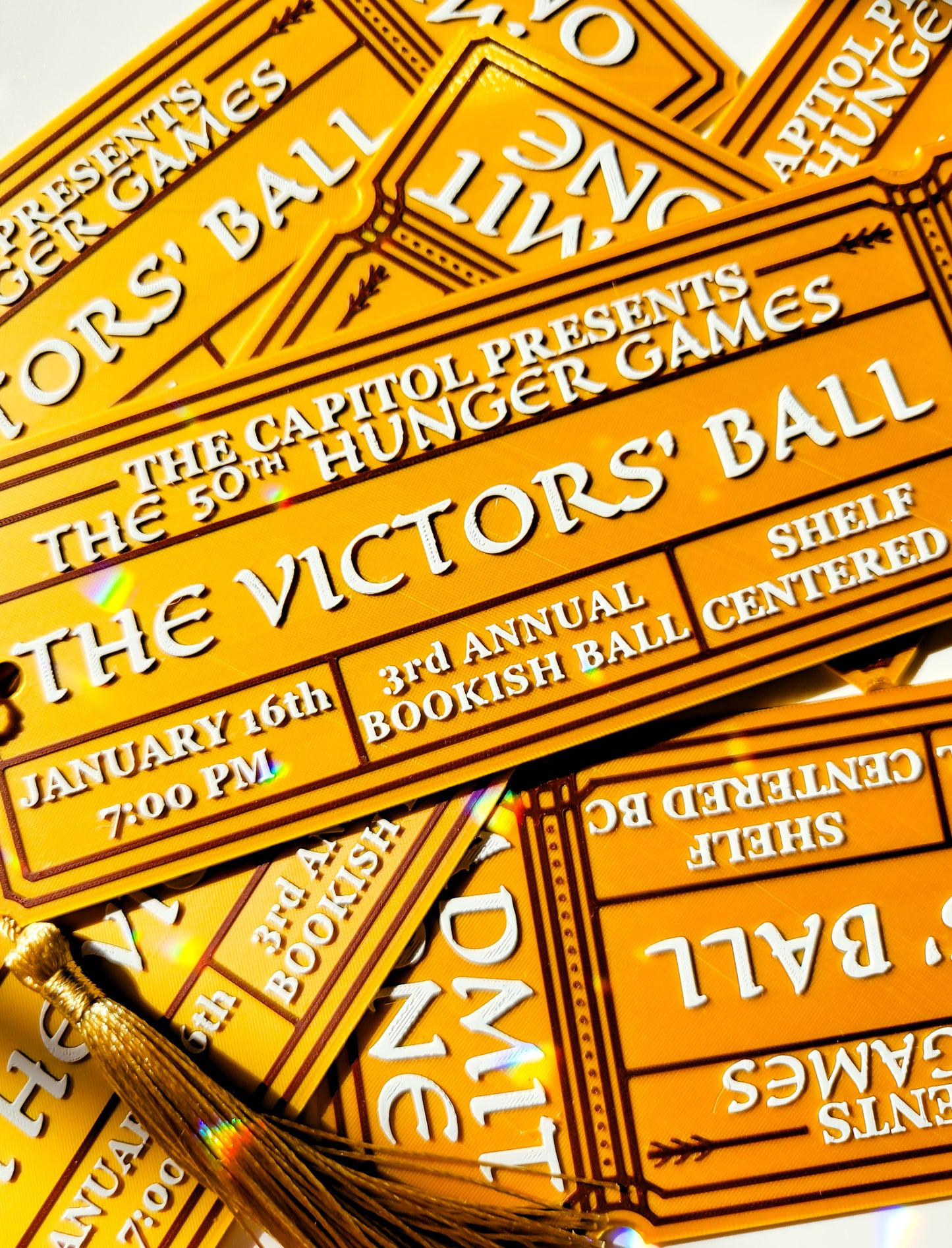 Victors' Ball Keepsake Ticket Bookmark