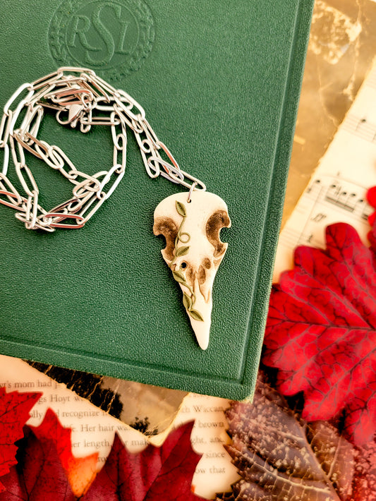 Corvus Cranium Necklace