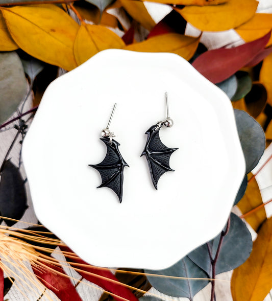 Small Bat Wing Earrings