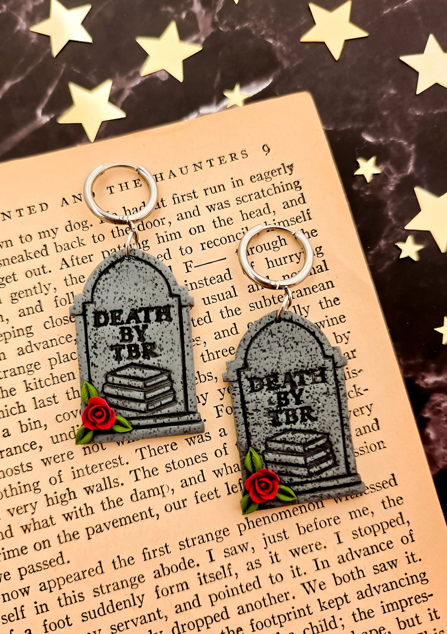 A Reader's Demise Earrings