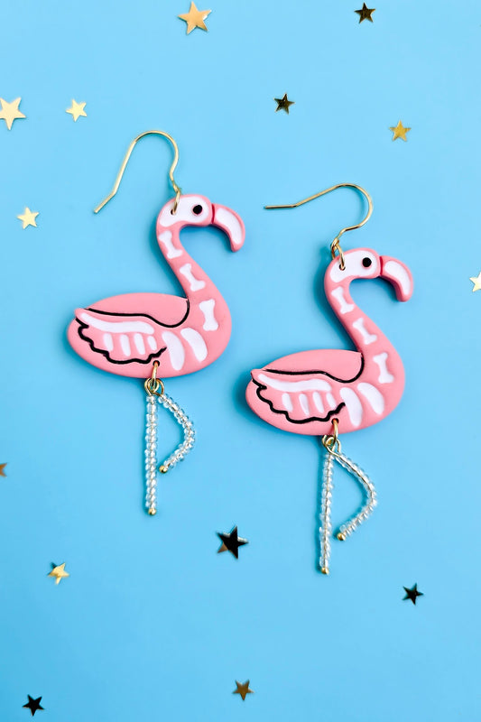 Graveyard Glamingo Dangles