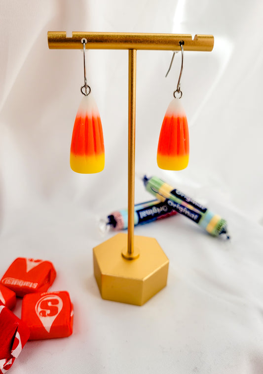 Candy Corn Earrings
